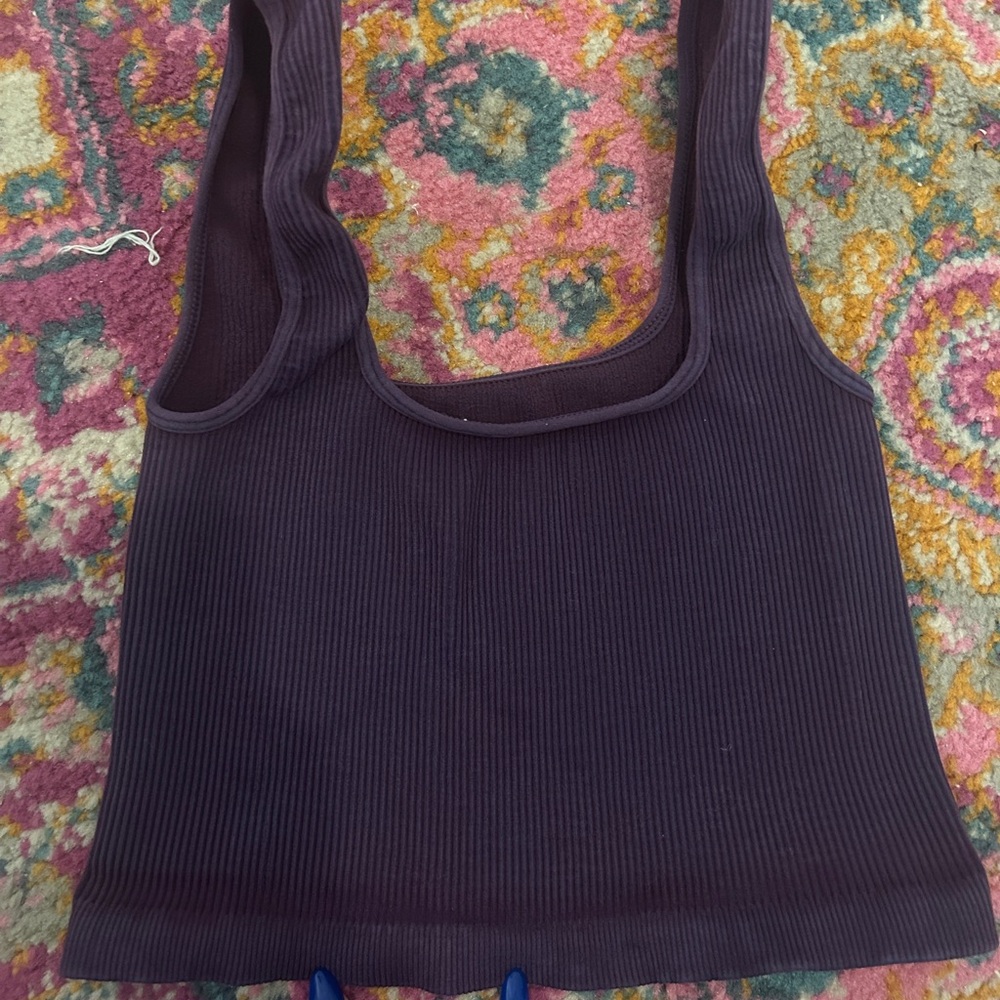 Free People Movement Happiness Runs Square Neck Tank